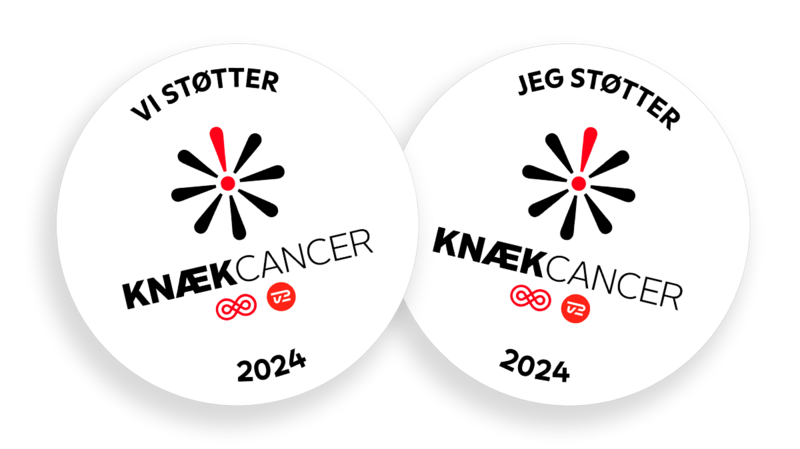 Jeg Vi støtter Knæk Cancer