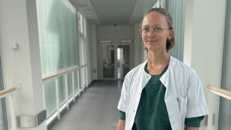 Med jodkornet lykkes det at fjerne lymfeknuden i 99 pct. af tilfældene, fortæller læge og forsker Frederikke Munck, Afdeling for Brystkirurgi, Herlev og Gentofte Hospital. Privatfoto